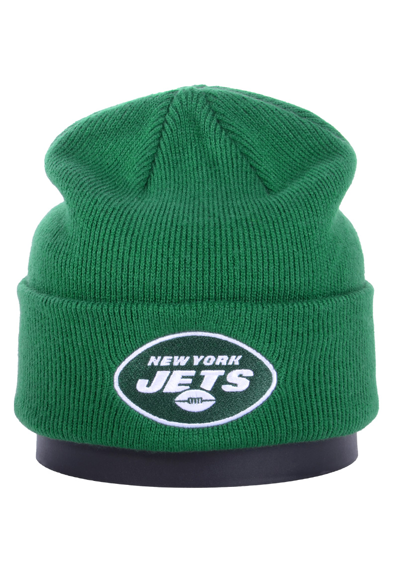 Шапка с подворотом '47 Brand NFL BNew York Jets Green отзывы