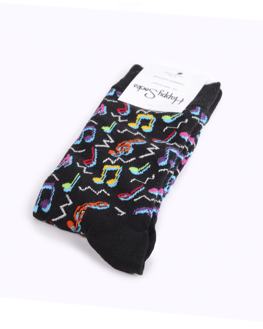 Носки мужские Happy Socks Combed Cotton Music Black отзывы