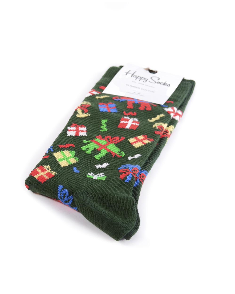 Носки мужские Happy Socks Combed Cotton Gift Green отзывы