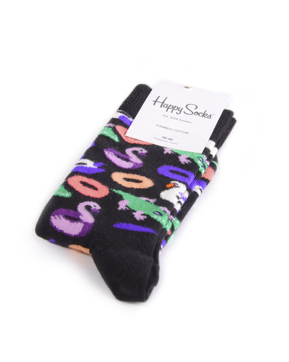 Носки Happy Socks Combed Cotton Zoo Black отзывы