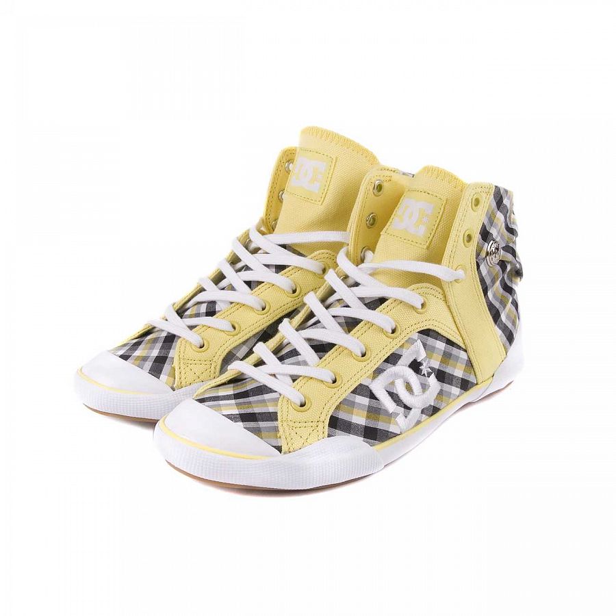 Кеды женские летние DC Shoes Chelsea Z HSE White Yellow отзывы