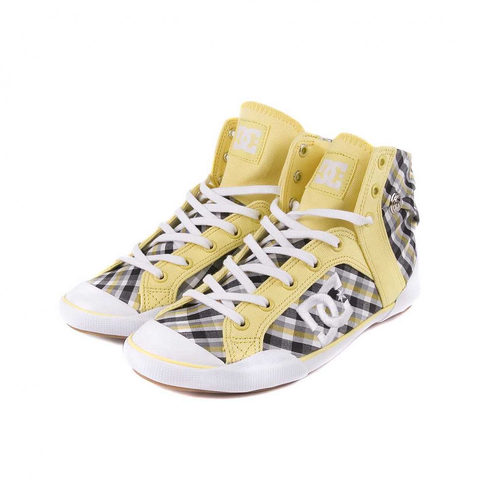 Кеды женские летние DC Shoes Chelsea Z HSE White Yellow отзывы