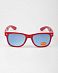Очки Sunglasses Classic Modern Wayfarer Colored Lens Red отзывы