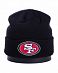 Шапка Бини с подворотом '47 Brand NFL San Francisco 49ers Black