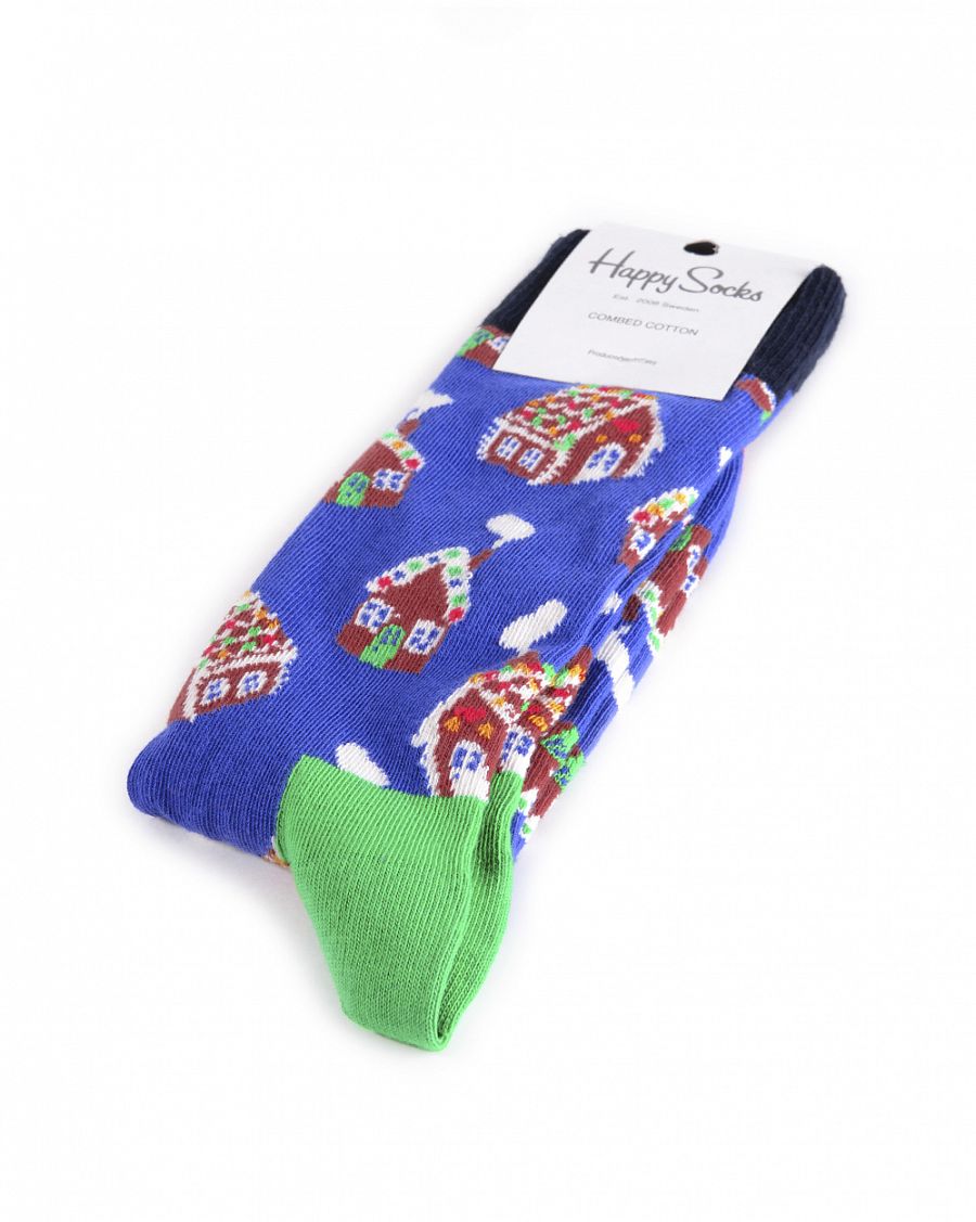 Носки мужские Happy Socks Combed Cotton Home Royal отзывы