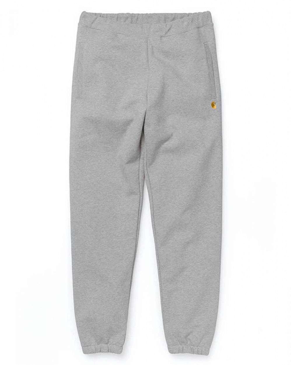 Спортивные штаны на резинке Carhartt WIP Chase Sweat Pant Grey отзывы