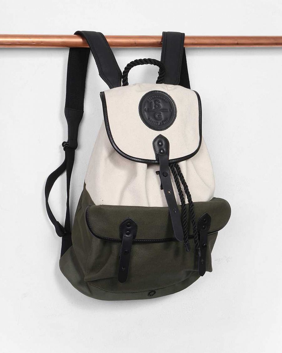 Рюкзак-мешок Stighlorgan Roban Drawstring Backpack Cotton Canvas Calico & Olive Green отзывы
