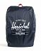 Непромокаемый чехол для рюкзака или сумки Herschel Packable Rain Cover Navy Red