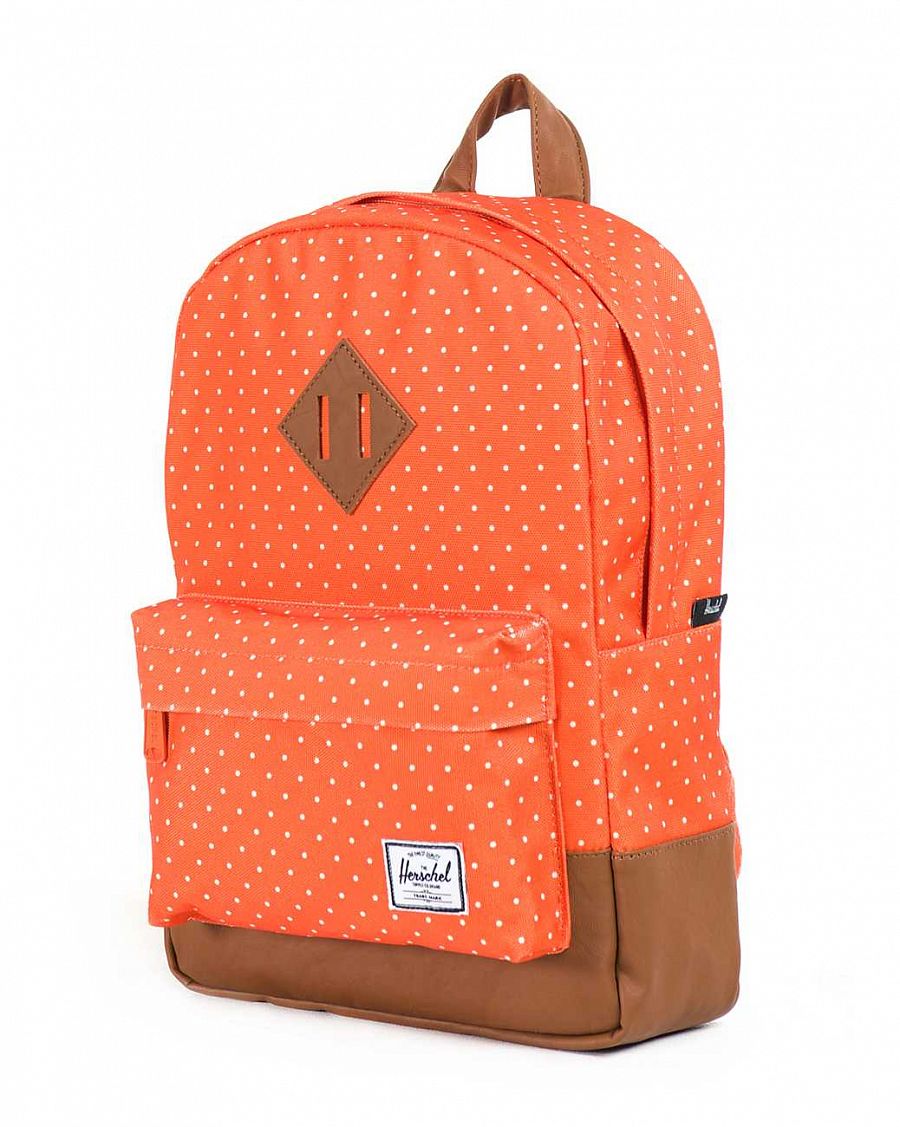 Рюкзак Herschel Heritage Mid-Volume Orange Polka Dot отзывы