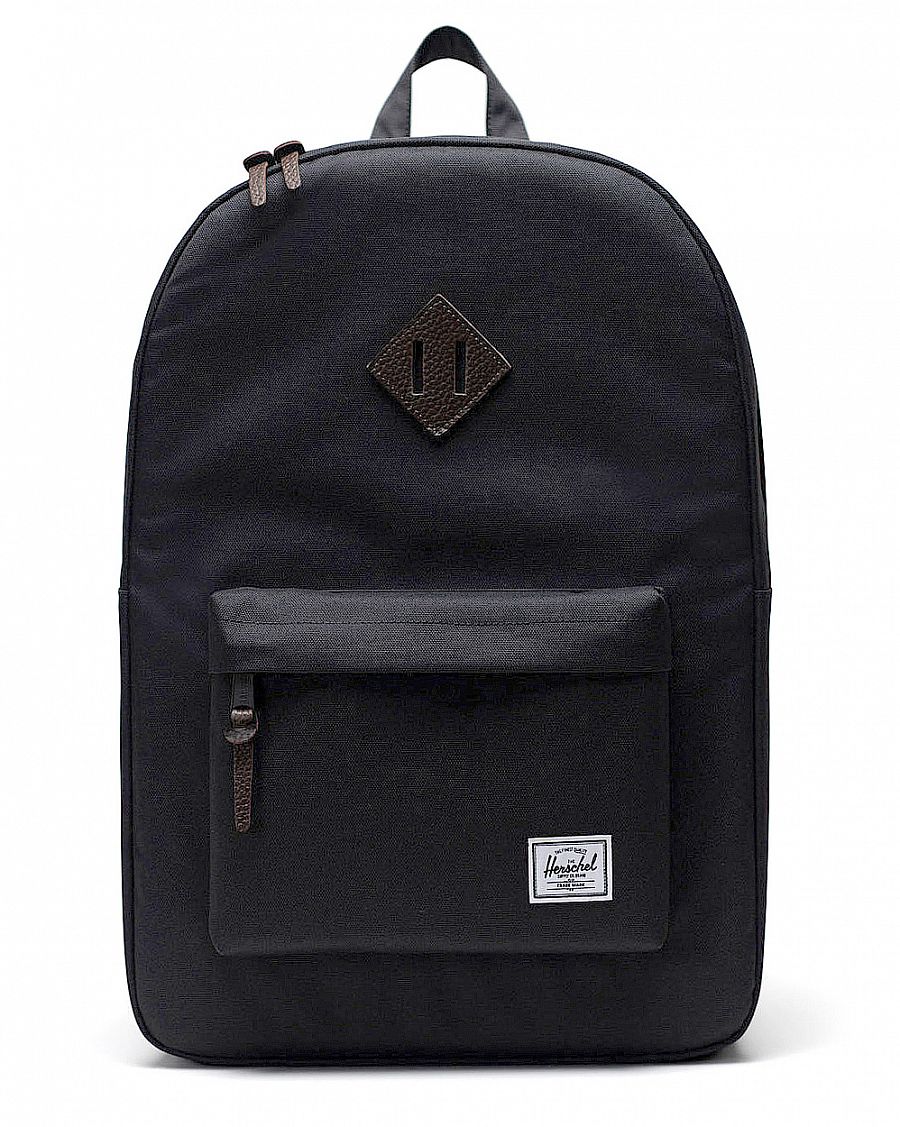 Рюкзак водоотталкивающий с карманом для 15 ноутбука Herschel Heritage Black Chicory Coffee отзывы