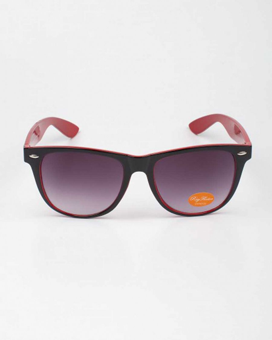 Очки Sunglasses Classic Wayfarer Two-Tone Black Solid Red отзывы