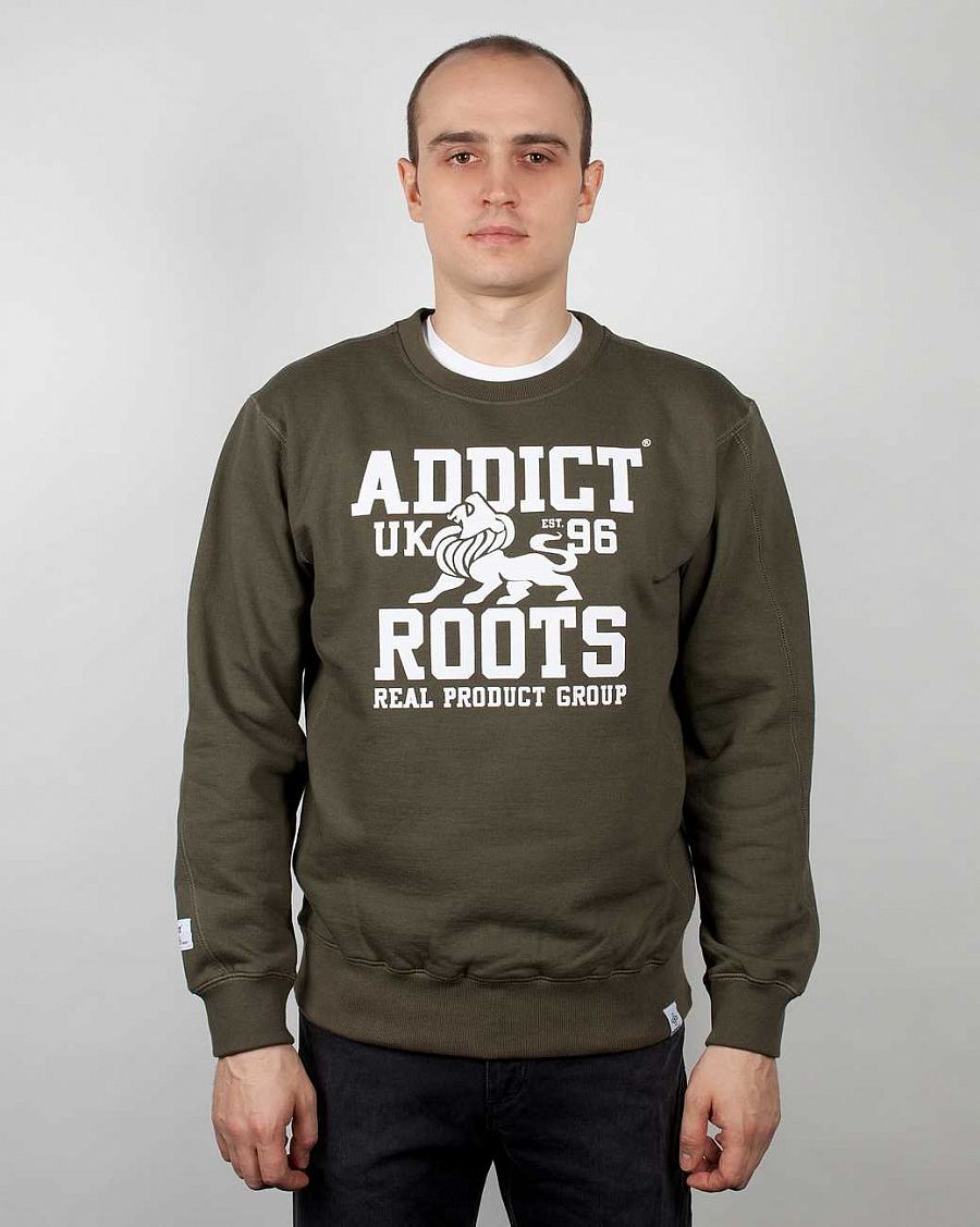 Толстовка Addict Roots Crew Grape Leaf-a12 отзывы