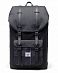 Рюкзак водоотталкивающий большой с отделом для 15 ноутбука Herschel L. America BLACK/GRAYSCALE PLAID