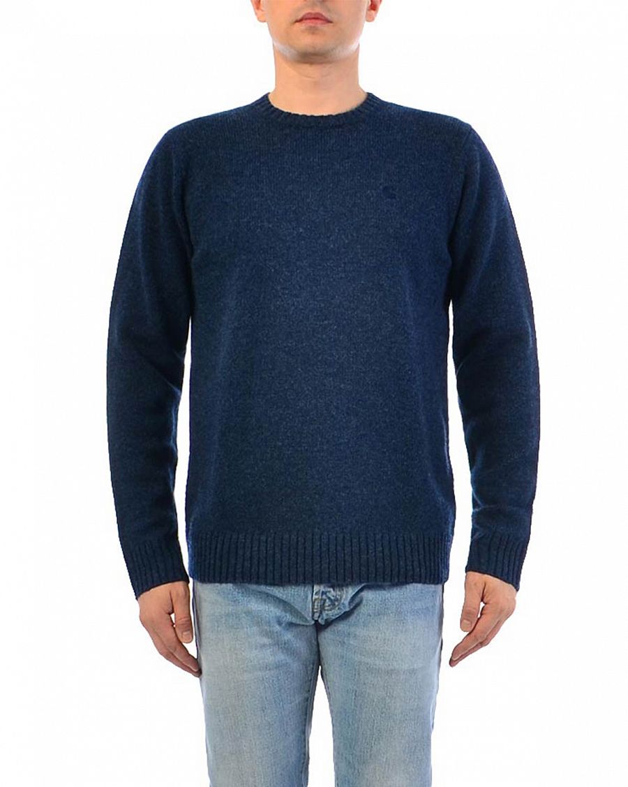 Свитер мужской 100% шерсть WIP University Sweater Navy отзывы