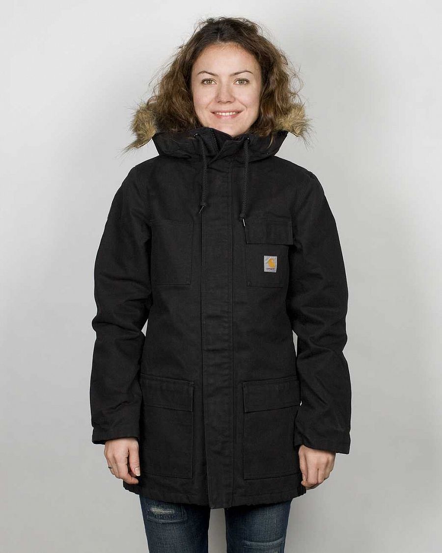 Куртка Carhartt Siberian Parka W'S Black Rinsed отзывы