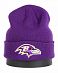 Шапка с подворотом '47 Brand NFL Baltimore Ravens Purple