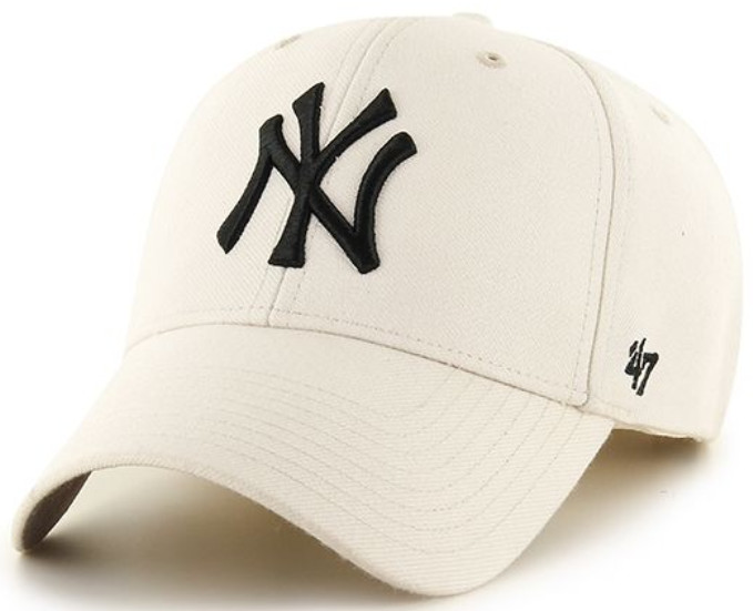 Бейсболка с изогнутым козырьком '47 Brand MVP New York Yankees White Black отзывы