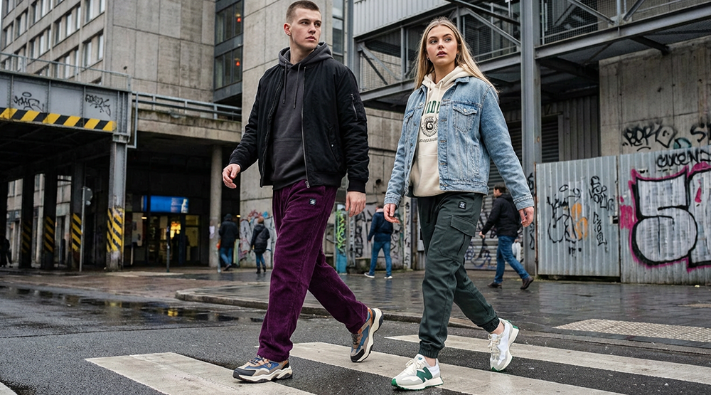 Вельветовые широкие брюки — это классика, которая снова в тренде. 