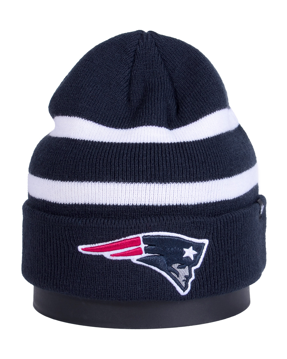 Шапка с подворотом '47 Brand NFL New England Patriots Black отзывы