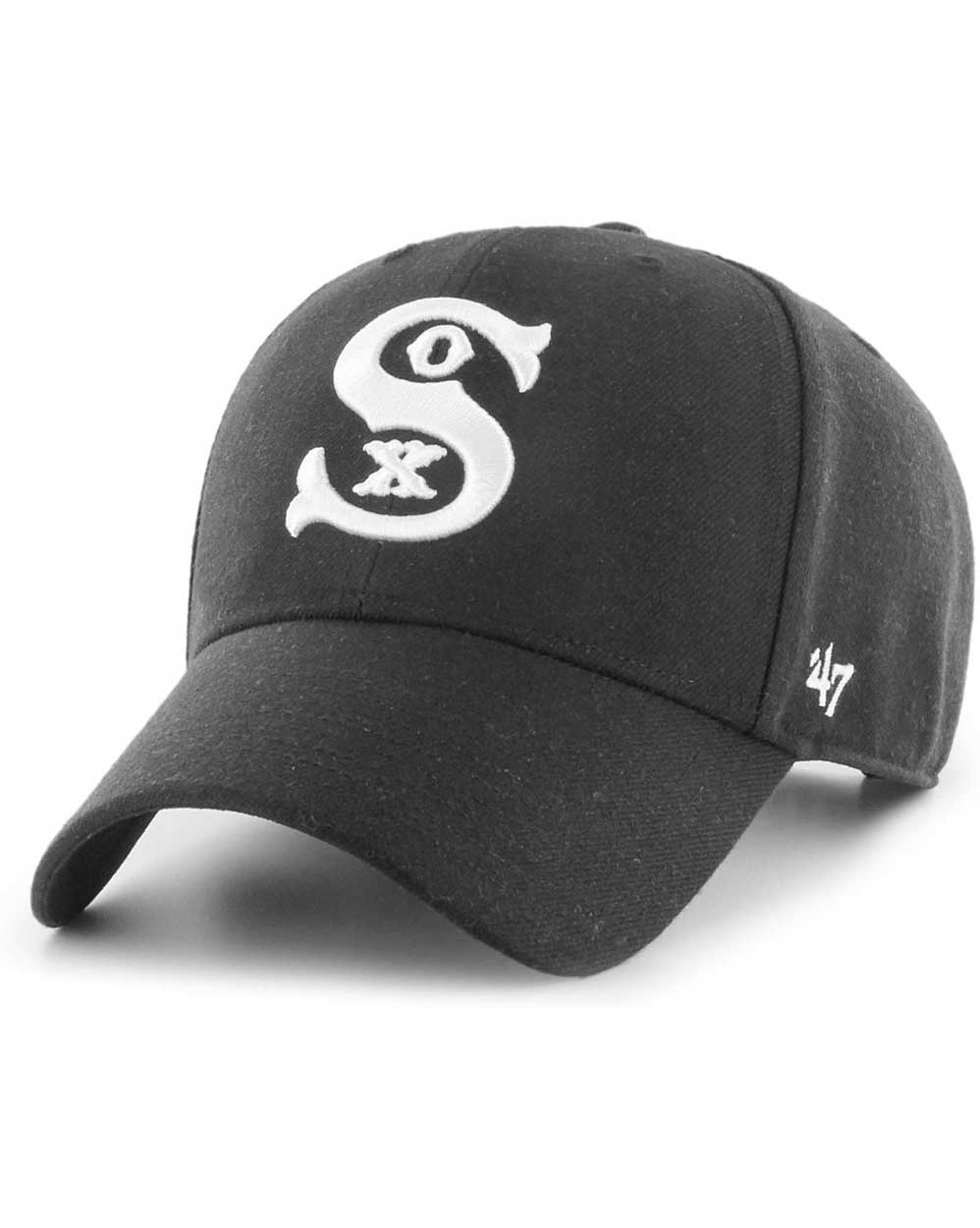 Бейсболка классическая с изогнутым козырьком '47 Brand MVP Chicago White Sox Black White отзывы