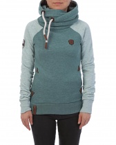 Толстовка женская с капюшоном Naketano So ein Otto IV Grun