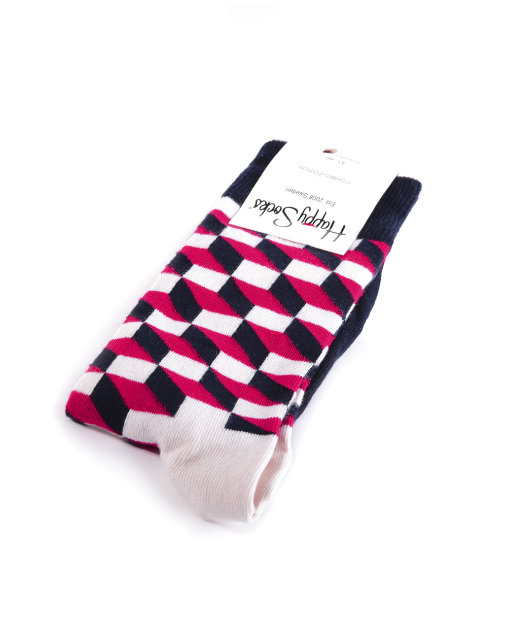 Носки мужские Happy Socks Combed Cotton Geometric Red отзывы