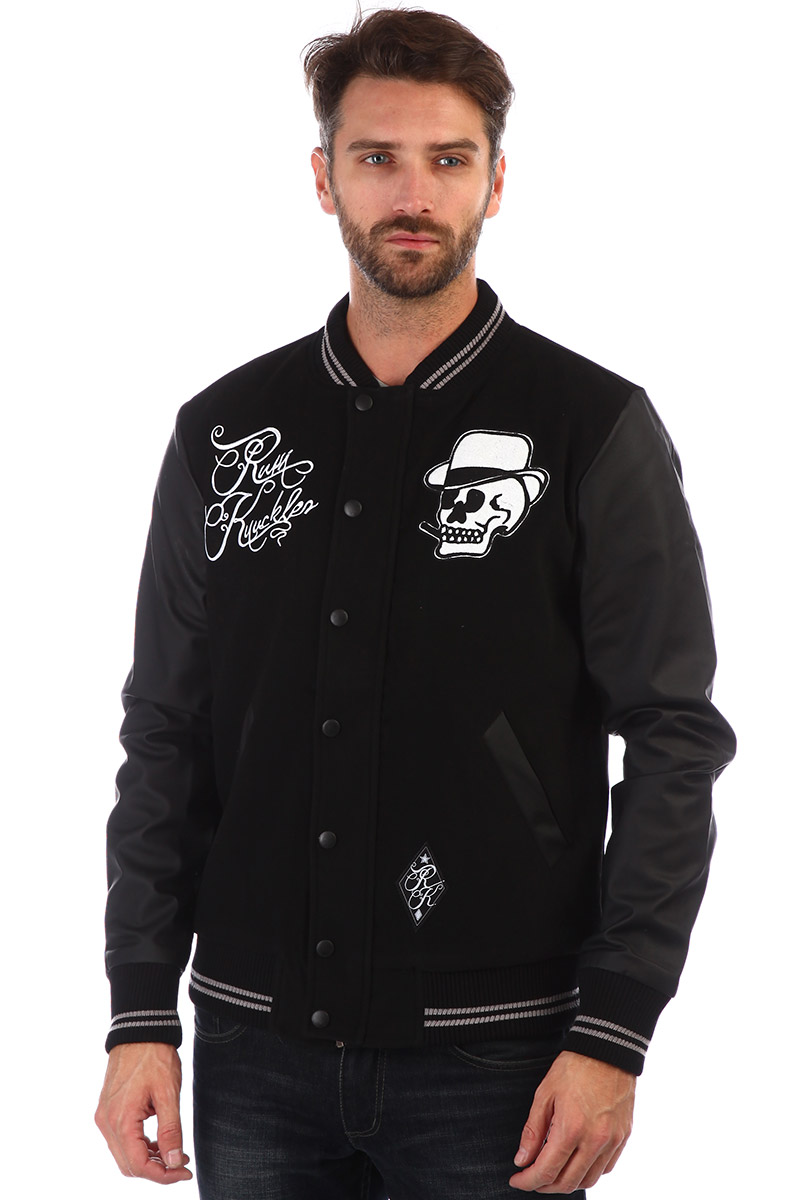 Бомбер Rum Knuckies Skull in hat Black отзывы Бомбер Rum Knuckies Skull in hat Black отзывы