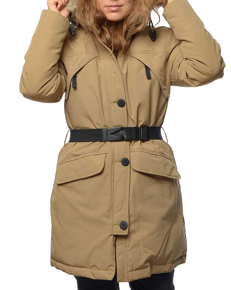 Пуховик парка зимняя женская Penfield Hoosac Tan отзывы