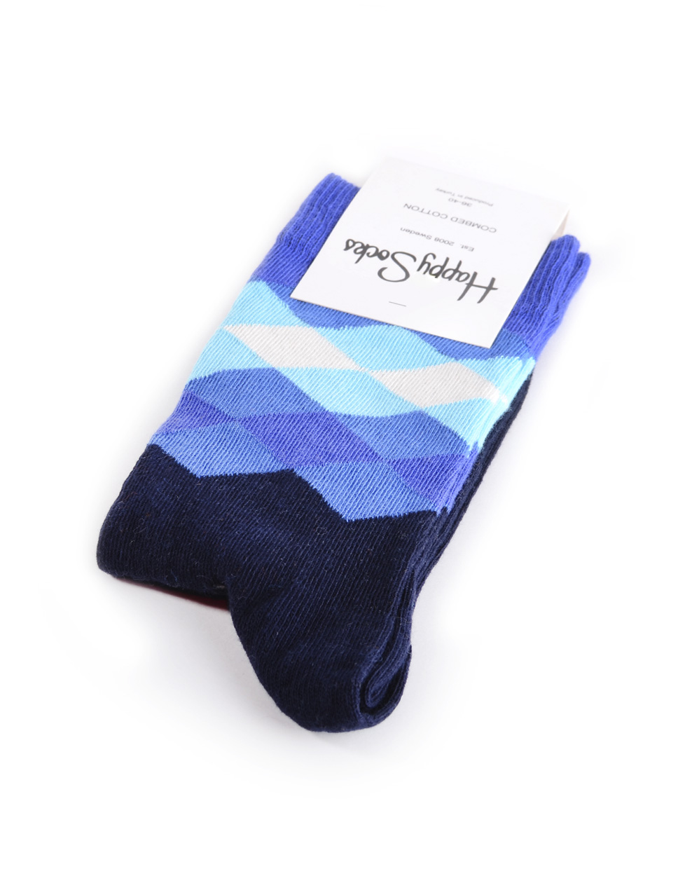 Носки Happy Socks Combed Cotton Cubes Purple отзывы