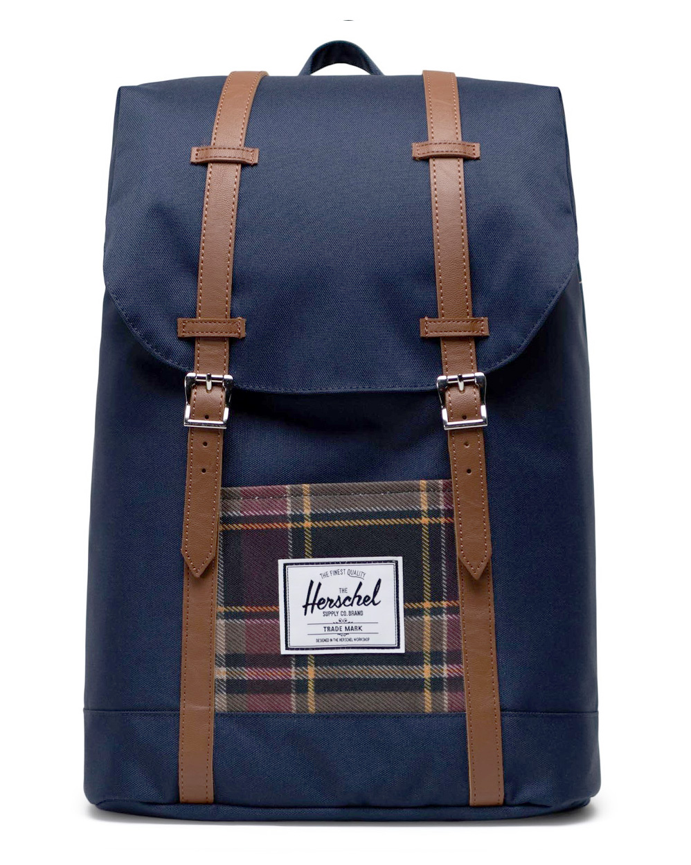 Рюкзак с отделением для 15 ноутбука Herschel Retreat Peacoat Plaid отзывы