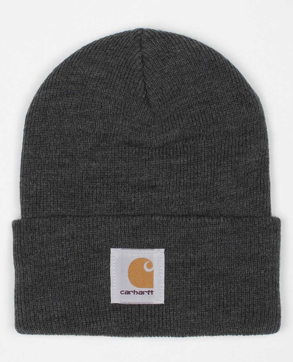 Шапка Carhartt USA Acryllic Watch Hat Dark Grey Heather отзывы Шапка Carhartt USA Acryllic Watch Hat Dark Grey Heather отзывы