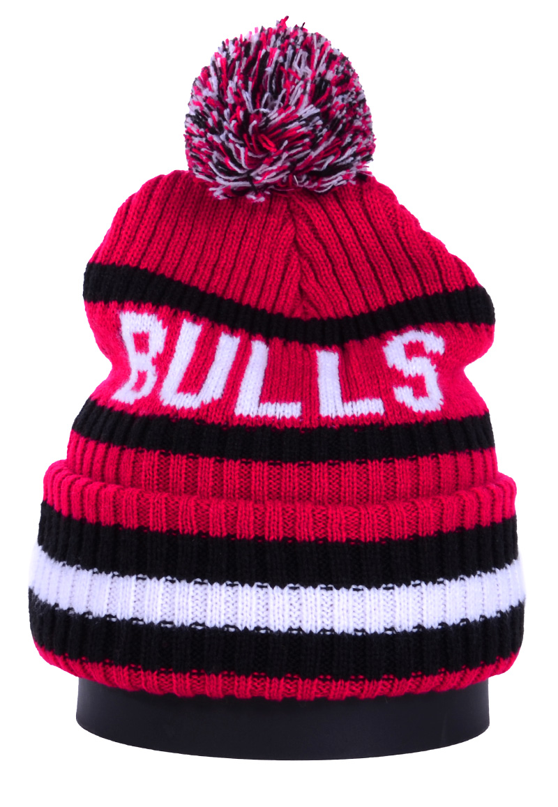 Шапка с помпоном на флисе '47 Brand NBA Chicago Bulls Red отзывы