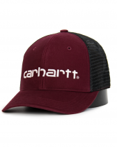 Бейсболка сетка Carhartt Style # 101195 Canvas Mesh-Back Logo Graphic Cap Wine