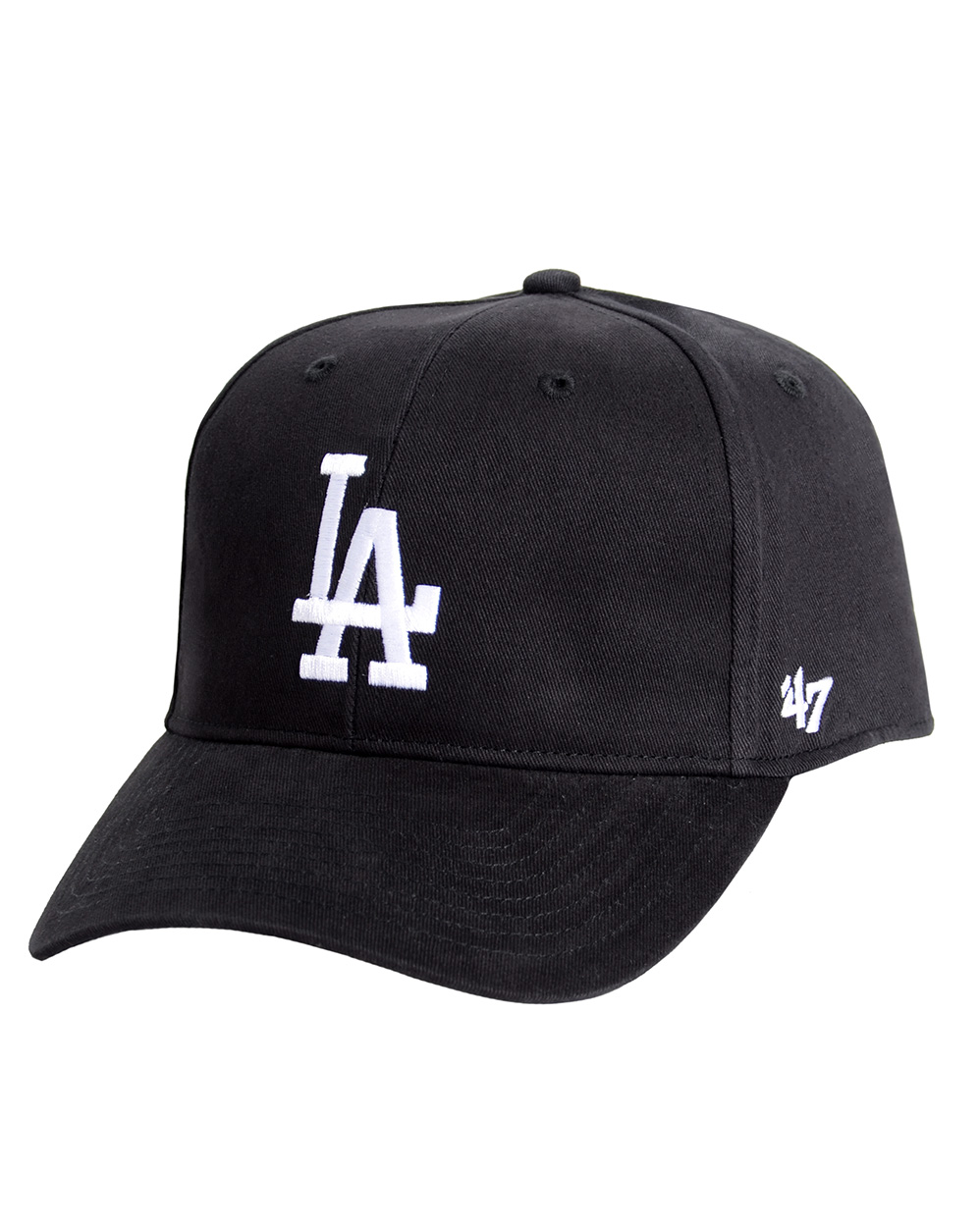 Бейсболка с козырьком '47 Brand MVP Cotton Los Angeles Dodgers Black White отзывы