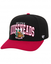 Бейсболка '47 Brand MVP WBV Halifax Mooseheads Black Red