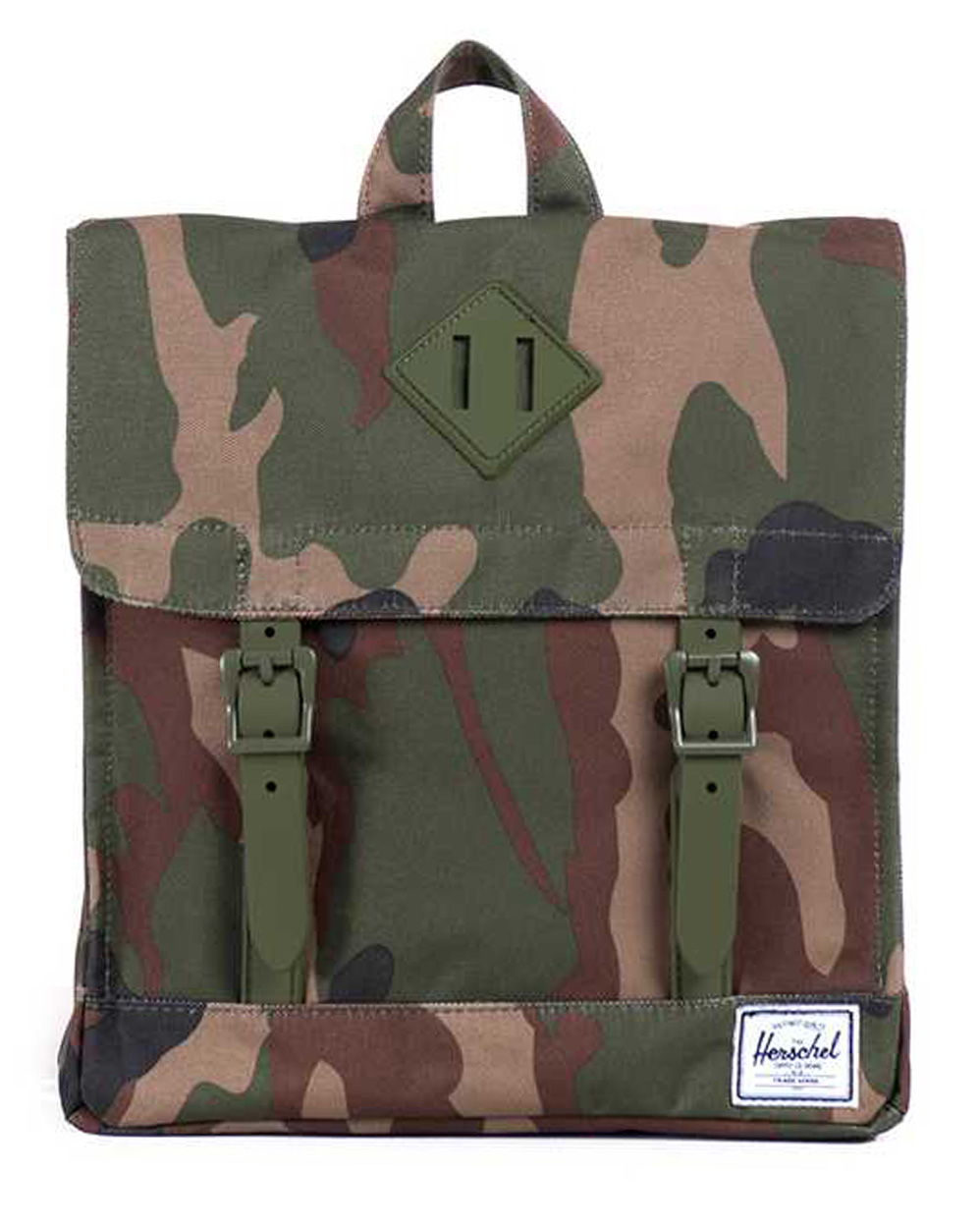 Рюкзак детский Herschel Survey Kids Woodland Camo Army Rubber отзывы