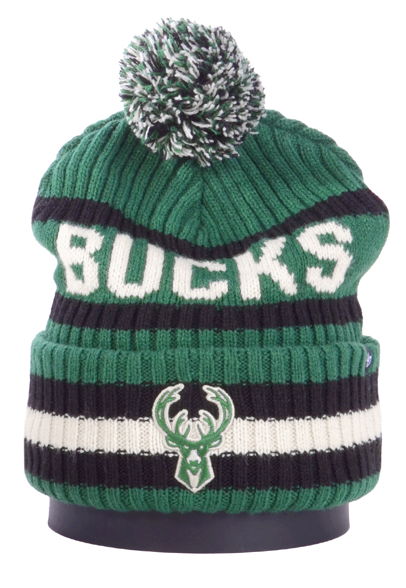 Шапка с подворотом '47 Brand NBA Milwaukee Bucks Dark Green отзывы