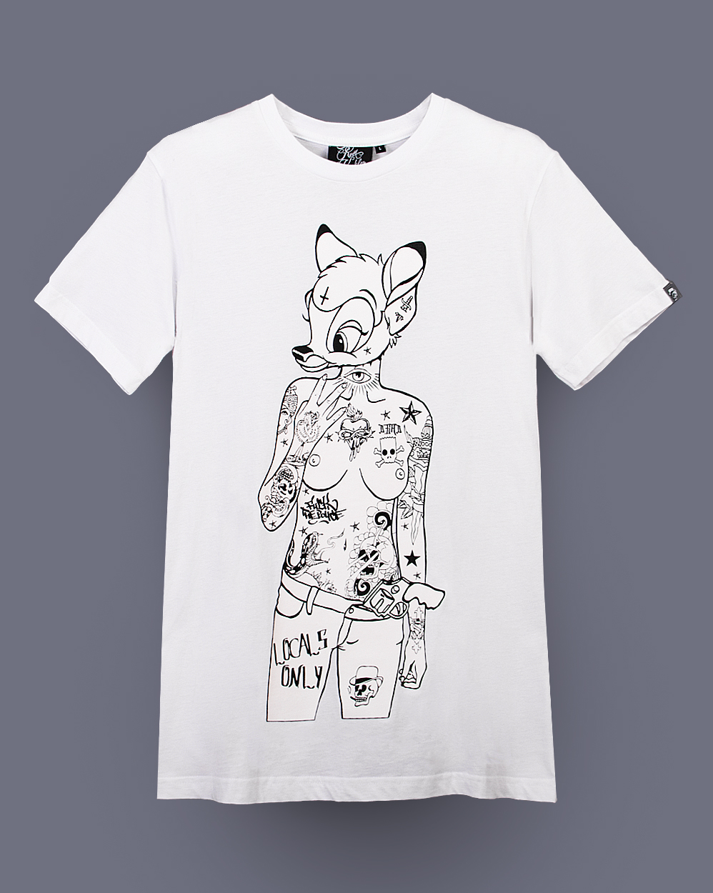 Футболка мужская Rum Knuckles Local s Only White отзывы