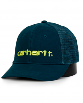 Бейсболка сетка Carhartt Style # 101195 Canvas Mesh-Back Logo Graphic Cap Deep sea
