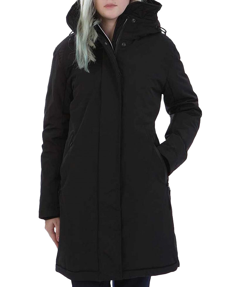 Куртка утепленная удлиненная. Roxy черная куртка женская парка CA 52199. Northland куртка черная женская длинная. Парка женская зимняя. Черная удлиненная куртка женская.
