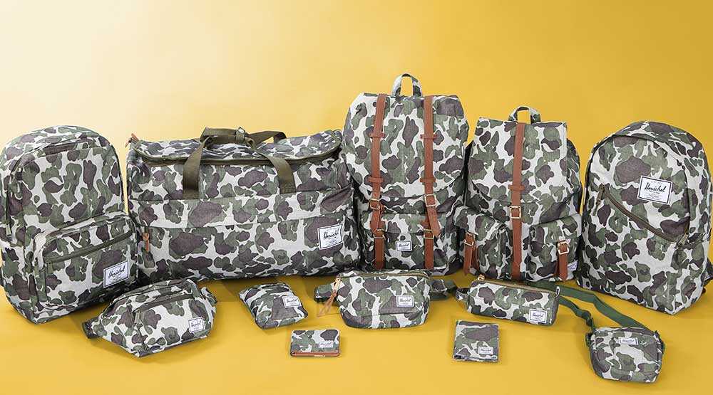 Городской стиль в цвете камуфляж от бренда Herschel. Городской стиль в цвете камуфляж от бренда Herschel.