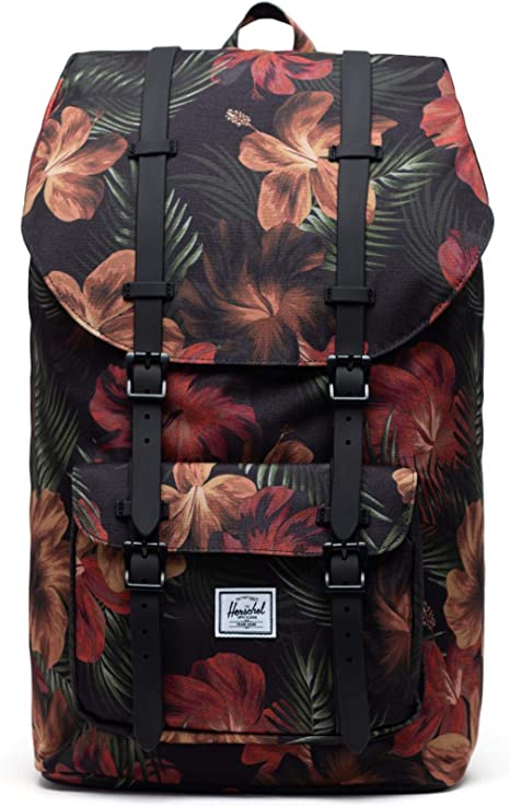 Рюкзак водоотталкивающий большой с отделом для 15 ноутбука Herschel L. America Tropical Hibiscus отзывы