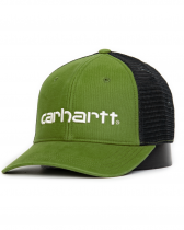 Бейсболка сетка Carhartt Style # 101195 Canvas Mesh-Back Logo Graphic Cap Green Black
