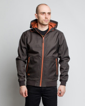 Ветровка водоотталкивающая на флисе Iriedaily Sober 2 Jacket Brown