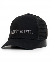 Бейсболка сетка Carhartt Style # 101195 Canvas Mesh-Back Logo Graphic Cap Black