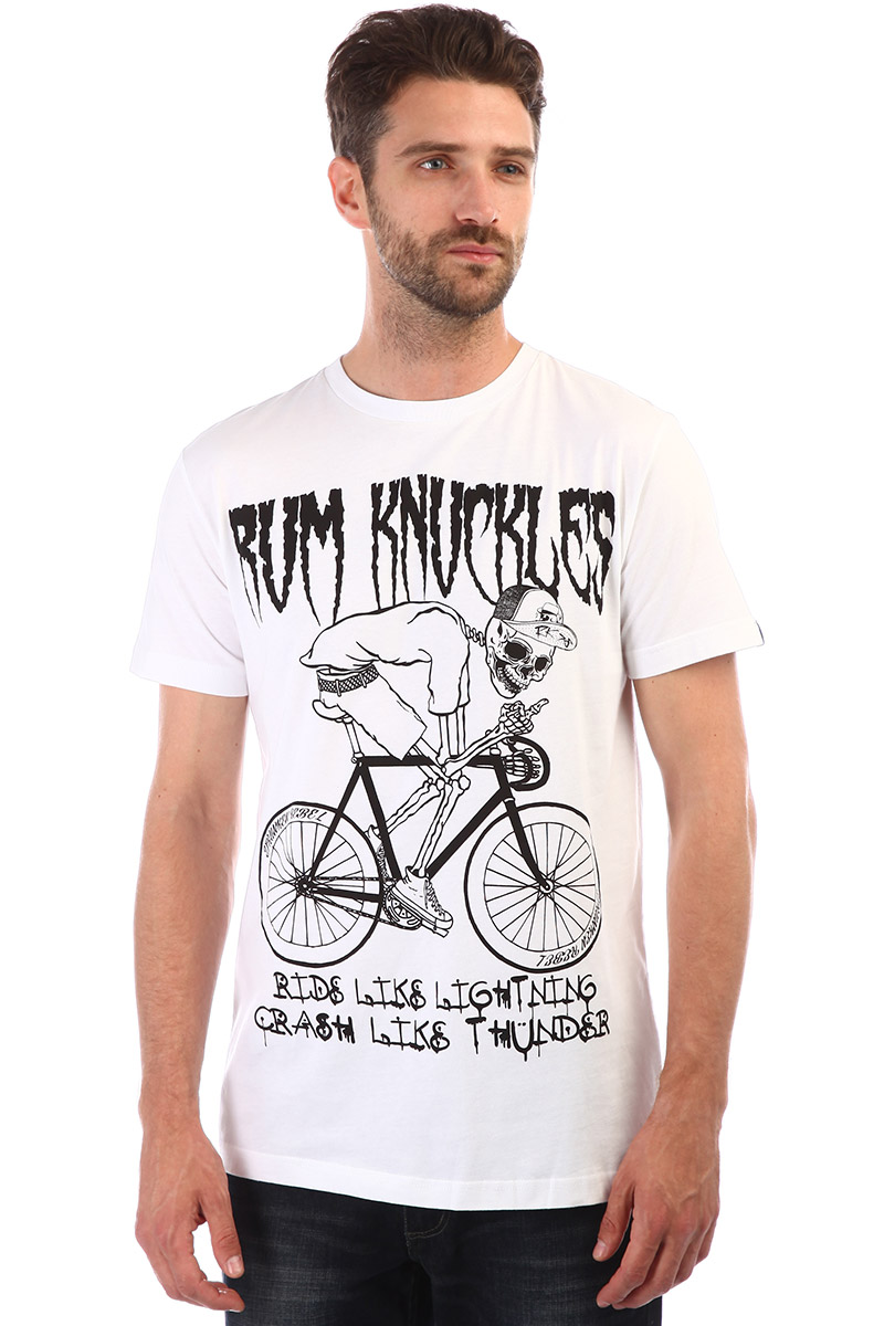 Футболка мужская Англия Rum Knuckies Rider White отзывы