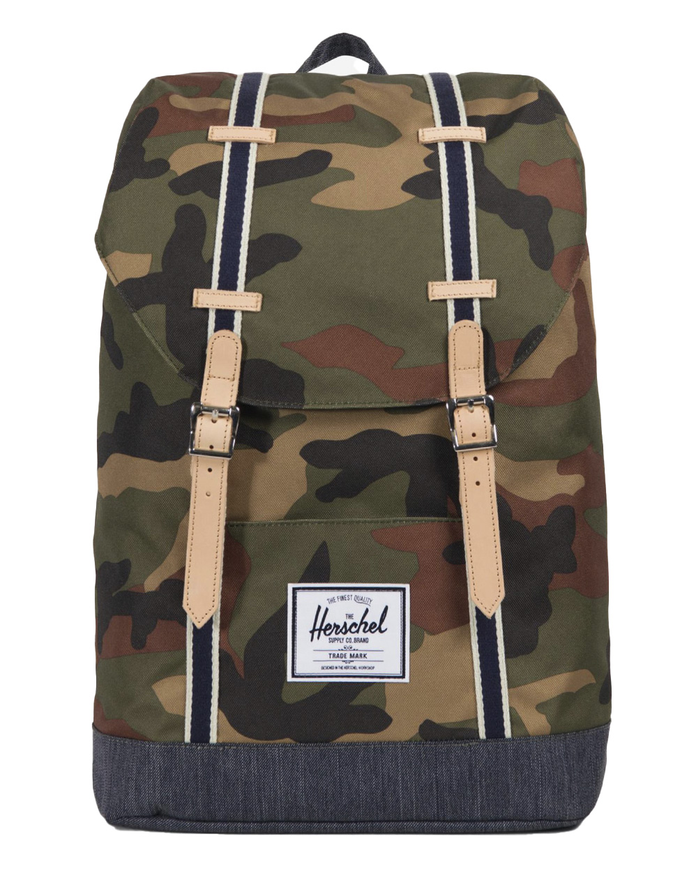 Рюкзак с отделением для 15 ноутбука Herschel Retreat Woodcamo Denim отзывы