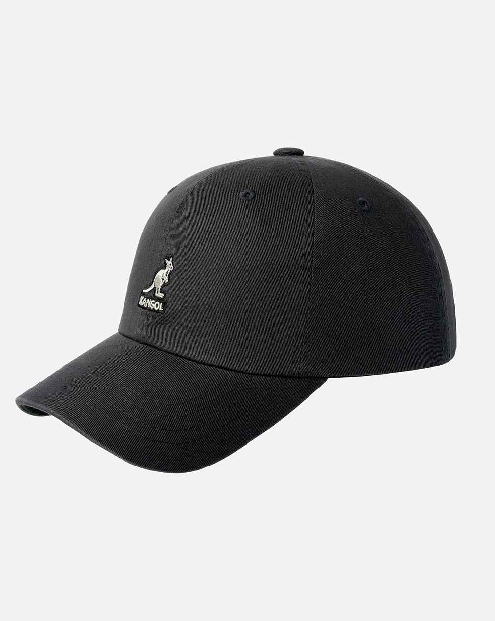 Бейсболка классическая с изогнутым козырьком Kangol K5165HT Washed Baseball Black отзывы