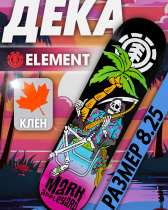 Дека Element 2024  8.25 (8 черный розовый, 8.25)