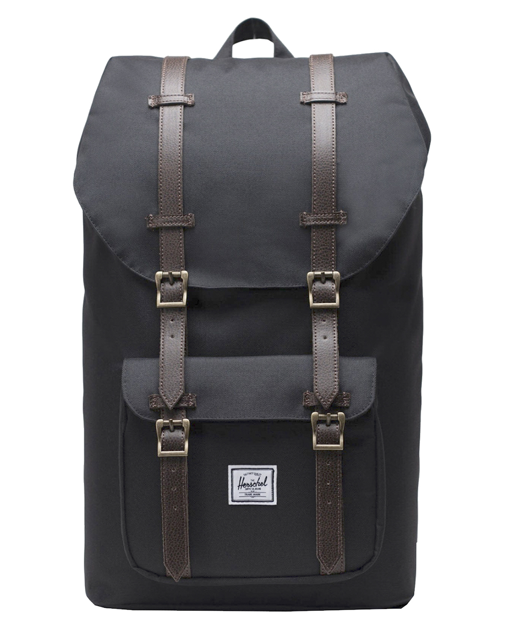 Рюкзак городской для ноутбука 13 дюймов Herschel L. America Mid Black Chicory Coffee отзывы